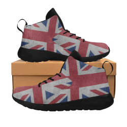 United Kingdom Union Jack Flag - Grunge 1 Women's Chukka Training Shoes (Model 57502)