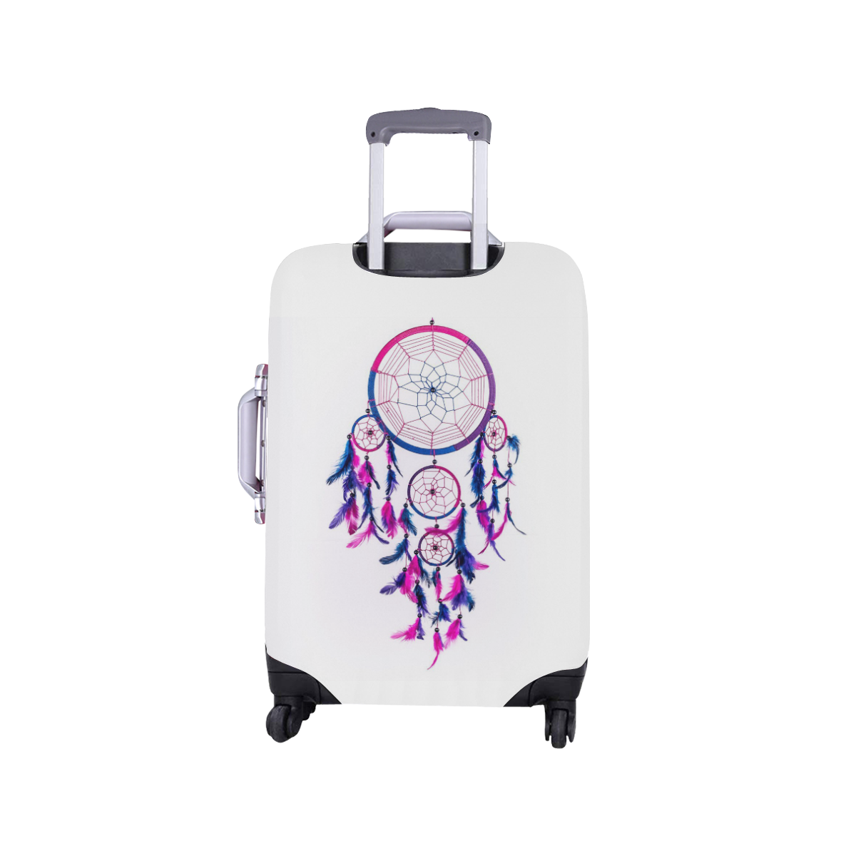 Pink Dreamcatcher Luggage Cover Luggage Cover/Small 18"-21"