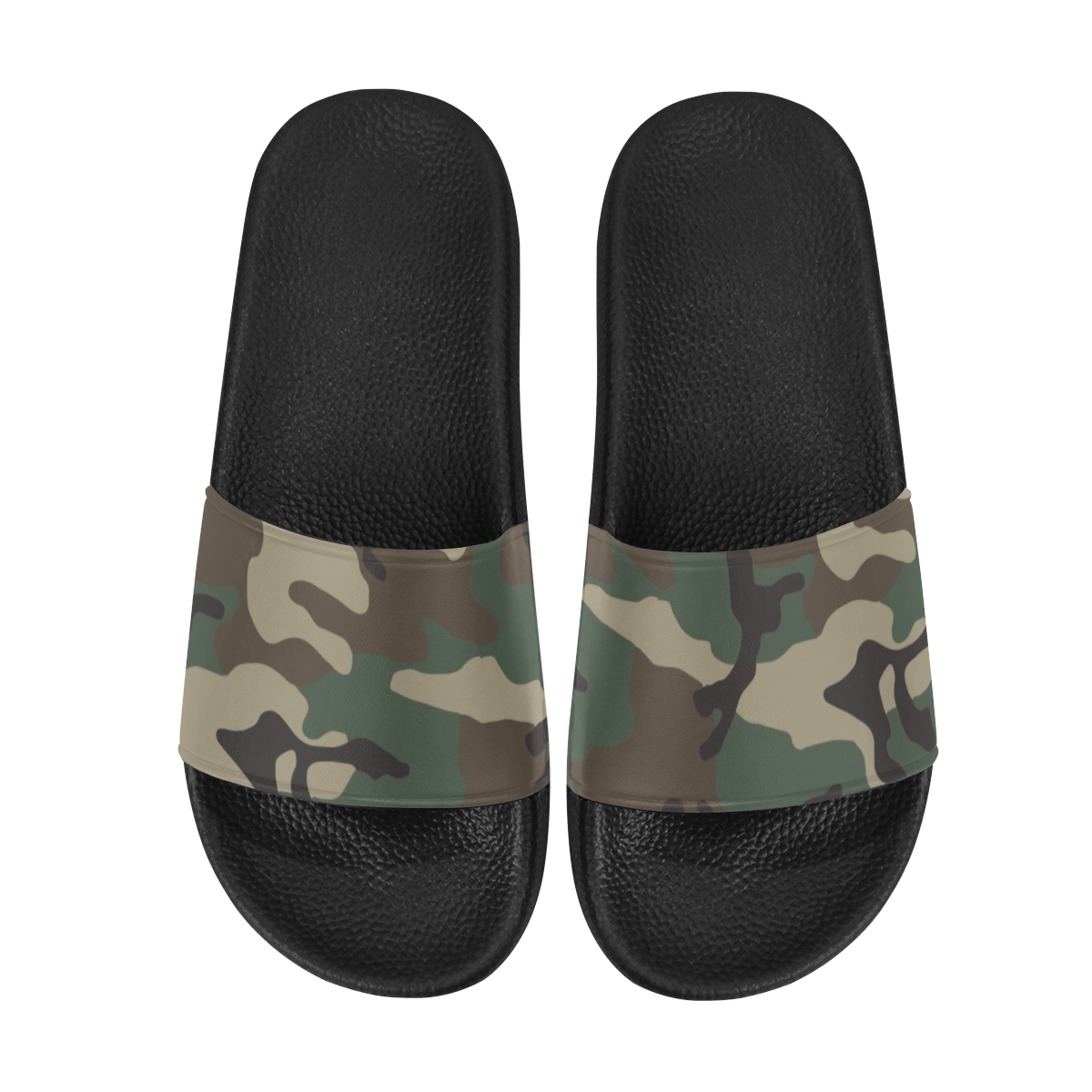 ERDL woodland Men's Slide Sandals (Model 057)