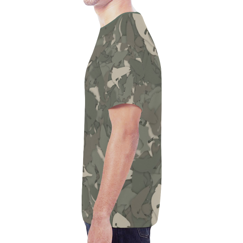 Fishermen Camouflage Pattern New All Over Print T-shirt for Men (Model T45)
