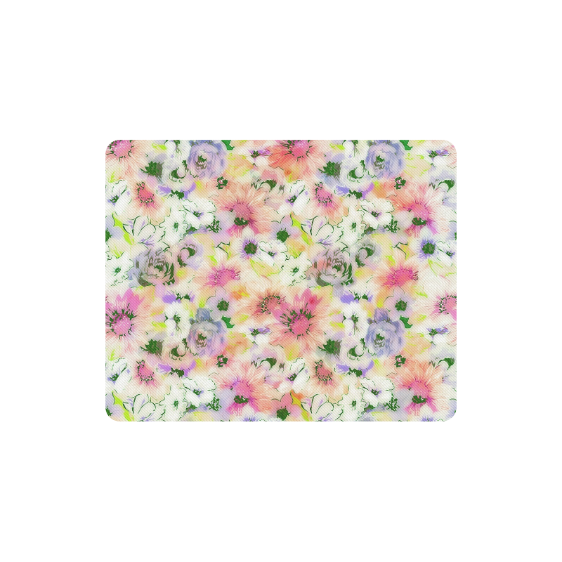 pretty spring floral Rectangle Mousepad