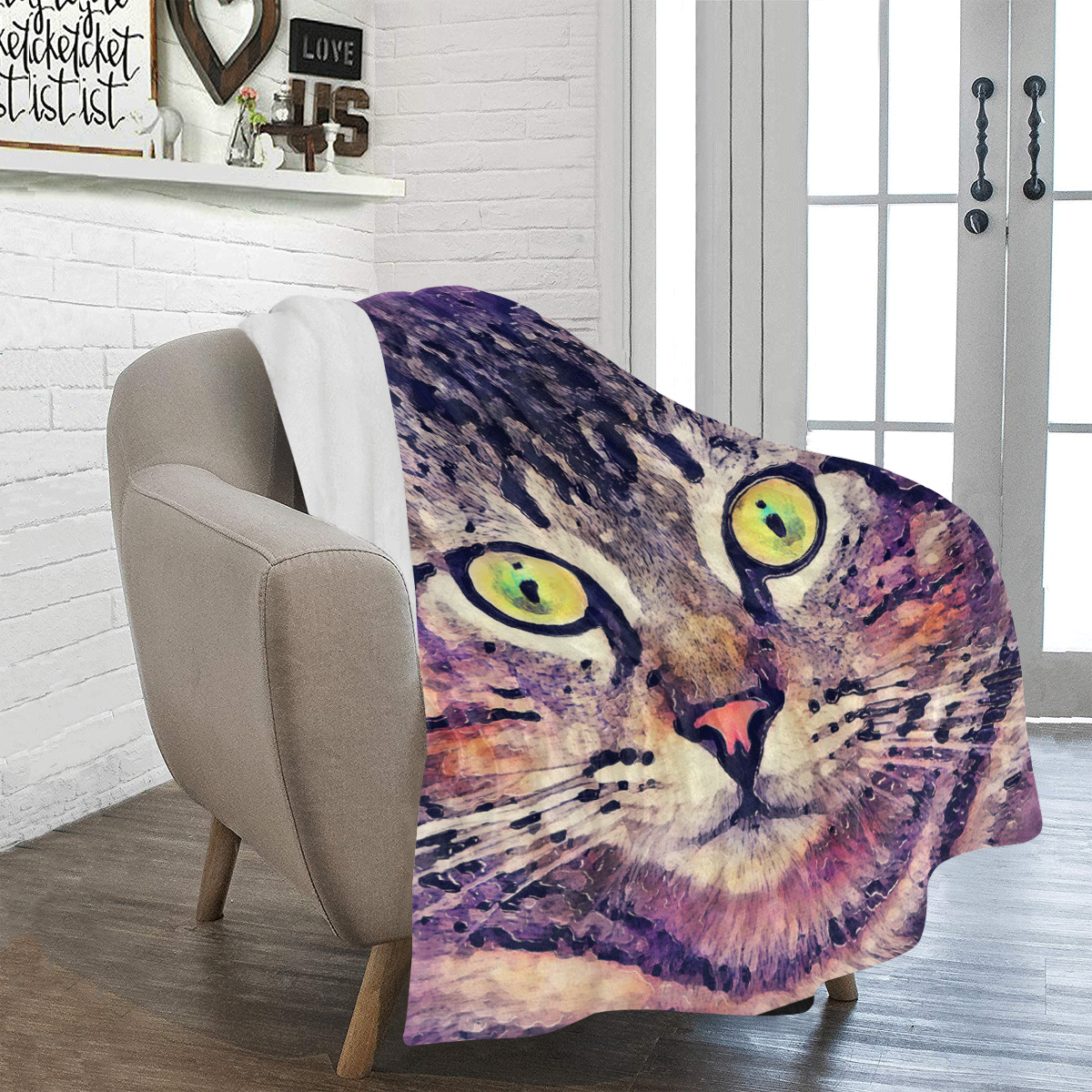 cat Ultra-Soft Micro Fleece Blanket 43''x56''