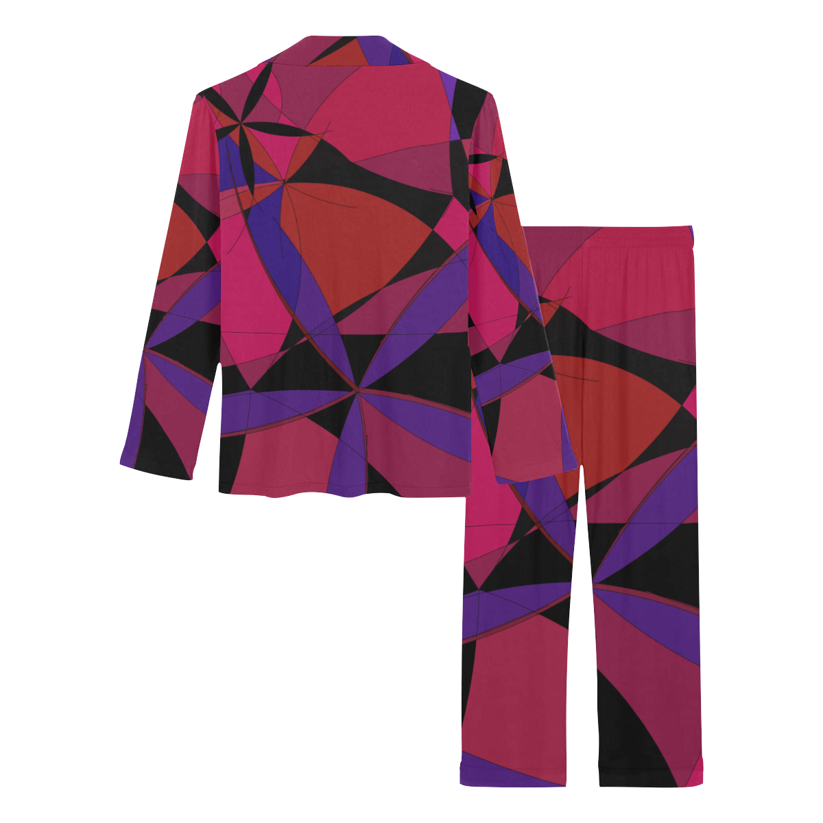 Abstract #15 Oct. 2020 Women's Long Pajama Set