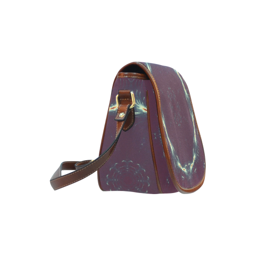 Mandala Sparks Saddle Bag/Small (Model 1649) Full Customization