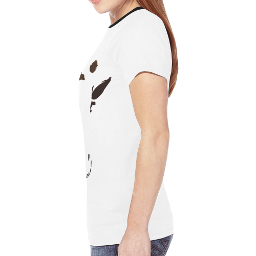 NT giraffe Tshirt New All Over Print T-shirt for Women (Model T45)