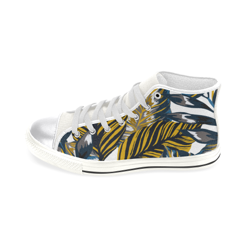 Basketball Top Tropic 1 Women's Classic High Top Canvas Shoes (Model 017)