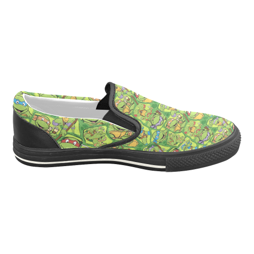 Teenage Mutant Ninja Turtles (TMNT) Men's Slip-on Canvas Shoes (Model 019)