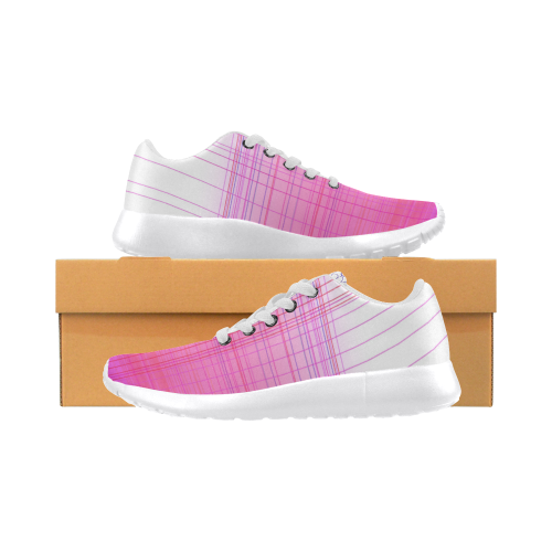 Shoes with Pink ethnic blocks Women’s Running Shoes (Model 020)