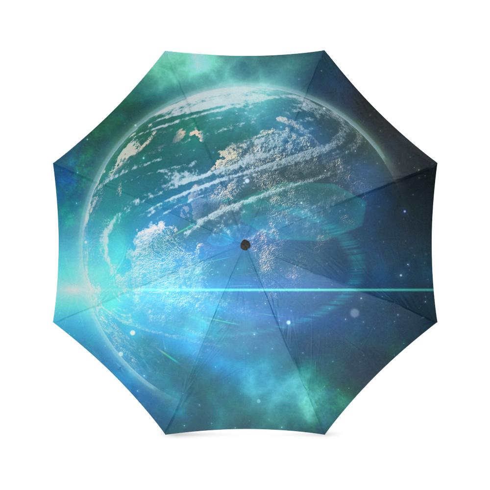 Earth Ball In The Universe Foldable Umbrella (Model U01)