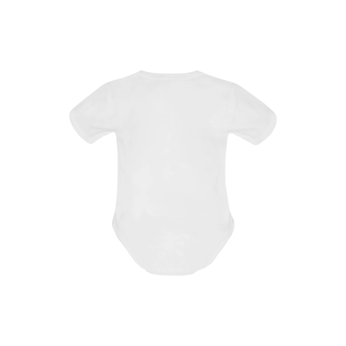 Made In Britain Baby Powder Organic Short Sleeve One Piece (Model T28)