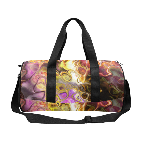 Colorful Marble Design Duffle Bag (Model 1679)