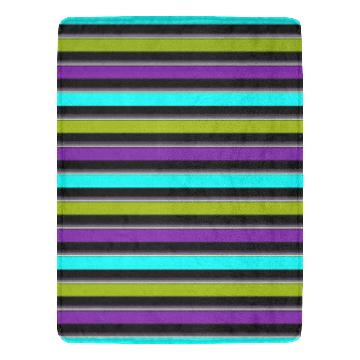 retro stripe 1 bright candy colors Ultra-Soft Micro Fleece Blanket 60"x80"