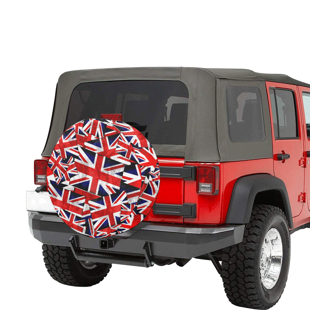 Union Jack British UK Flag 30 Inch Spare Tire Cover