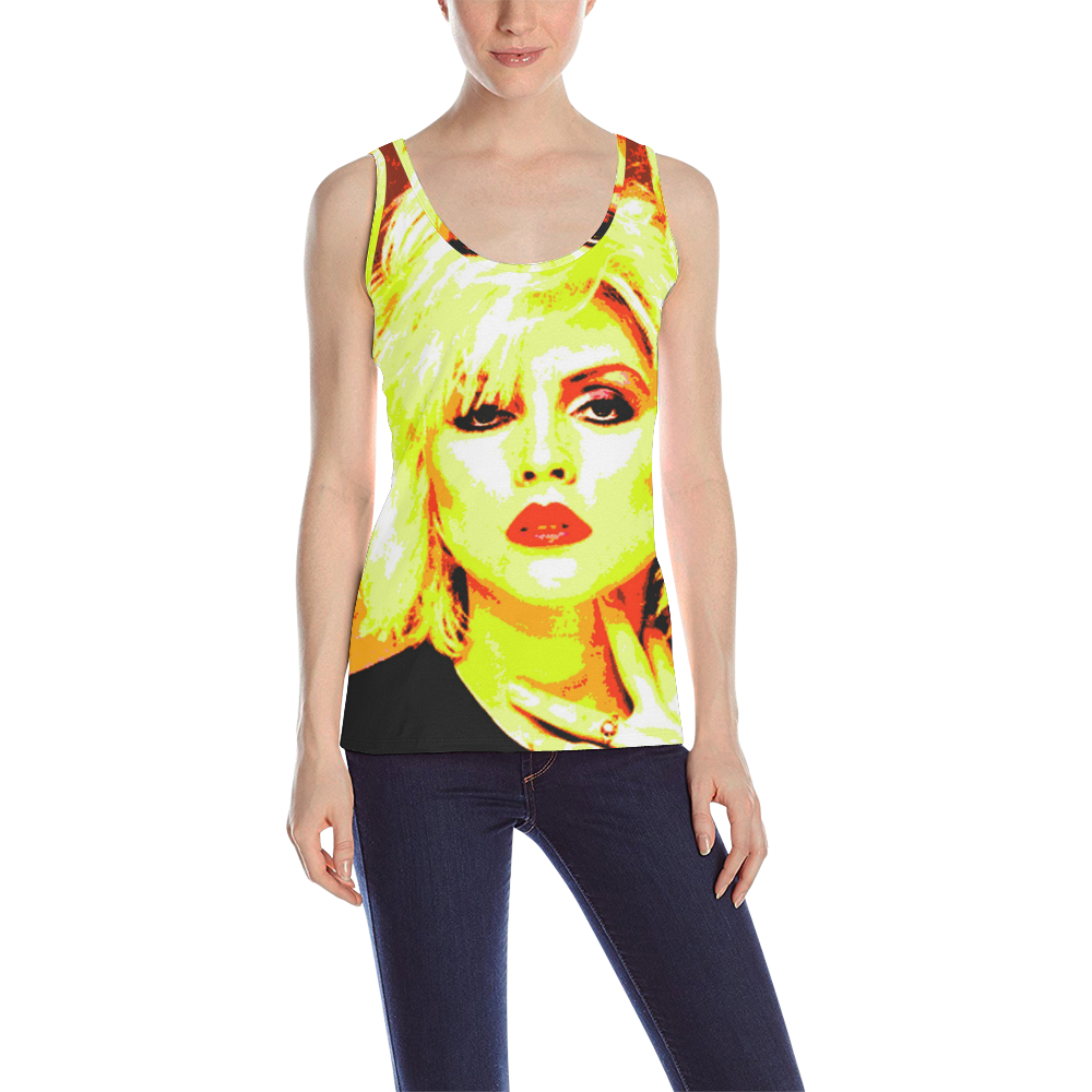 blondie abstract 2 All Over Print Tank Top for Women (Model T43)