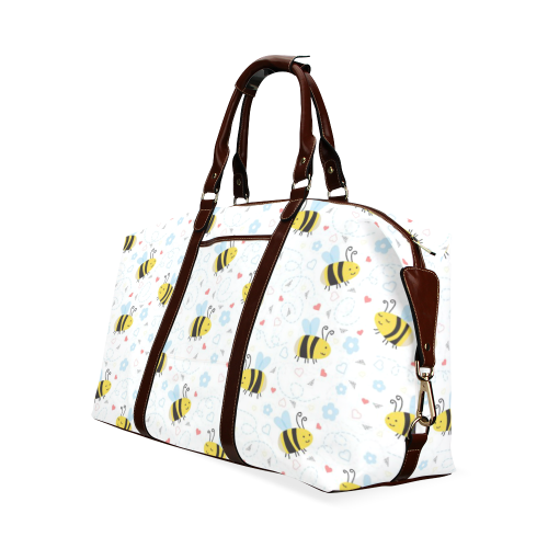 Cute Bee Pattern Classic Travel Bag (Model 1643) Remake