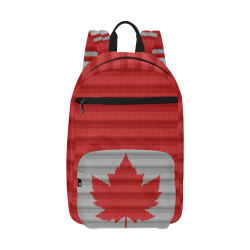 Canada Backpacks Winter Knit Print Large Capacity Travel Backpack (Model 1691)