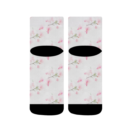 Pattern Orchidées Quarter Socks
