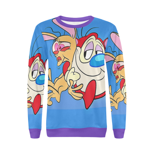 friends All Over Print Crewneck Sweatshirt for Women (Model H18)