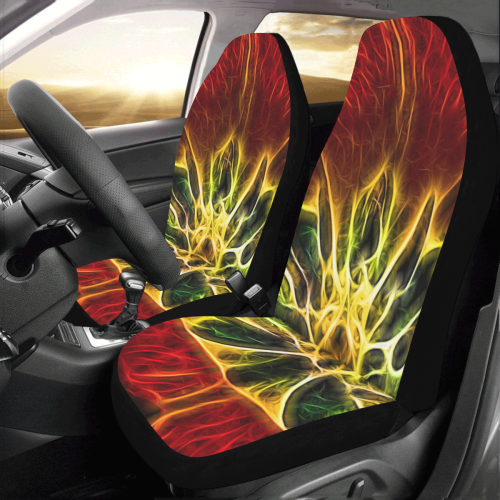 Topaz Flower Car Seat Covers (Set of 2)