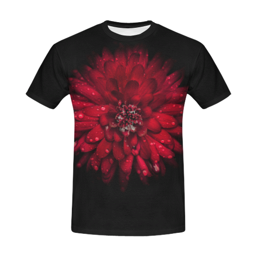 Backyard Flowers 45 Color Version All Over Print T-Shirt for Men/Large Size (USA Size) Model T40)