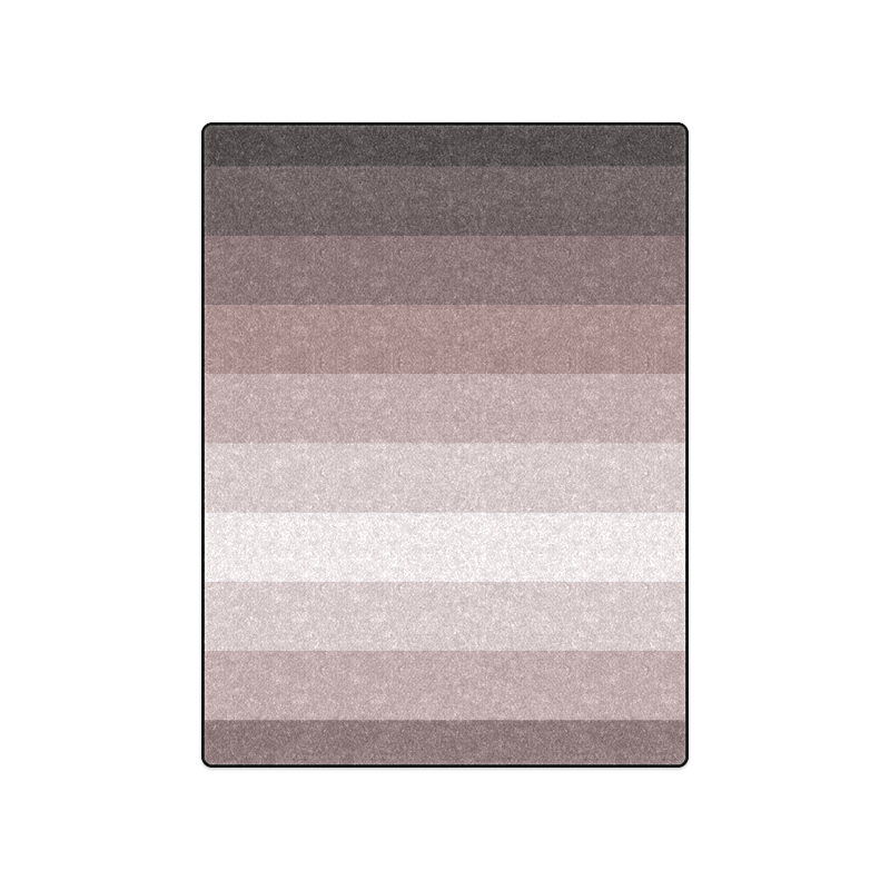 Grey multicolored stripes Blanket 50"x60"