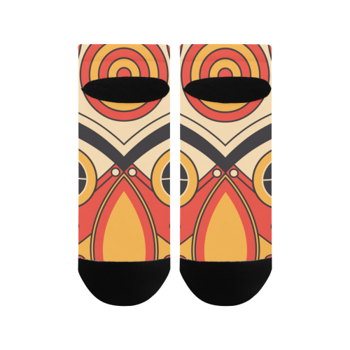 Geo Aztec Bull Tribal Women's Ankle Socks