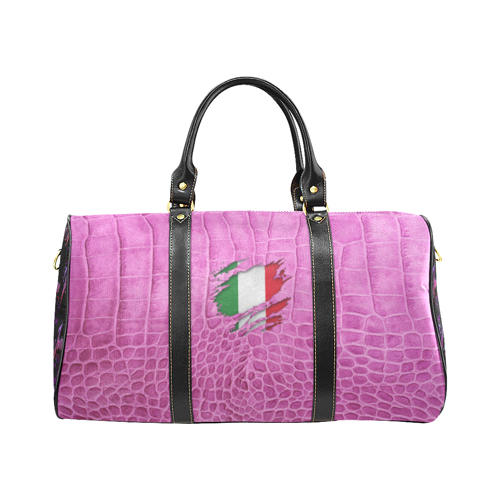 Pink Soul, by Ivan Venerucci Italian Style New Waterproof Travel Bag/Small (Model 1639)