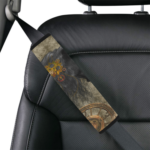 Beautiful wild horse with steampunk elements Car Seat Belt Cover 7''x12.6''