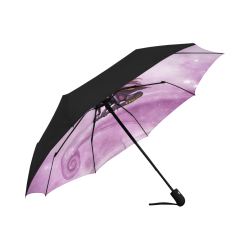 Wonderful violet dragon Anti-UV Auto-Foldable Umbrella (Underside Printing) (U06)