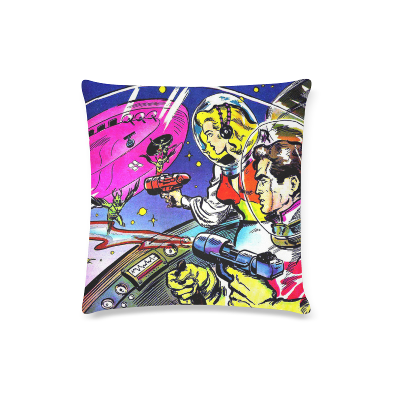 Battle in Space 2 Custom Zippered Pillow Case 16"x16"(Twin Sides)