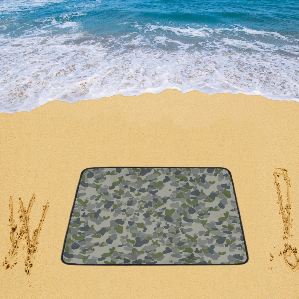 AUSCAM RAN DPNU camouflage Beach Mat 78"x 60"