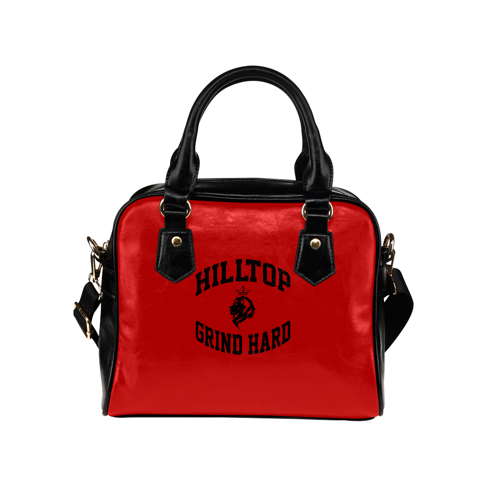 HillTop Grind Hard Red Purse Shoulder Handbag (Model 1634)