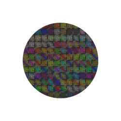 Ripped SpaceTime Stripes Collection Round Mousepad