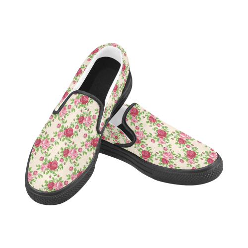 16lf Women's Unusual Slip-on Canvas Shoes (Model 019)