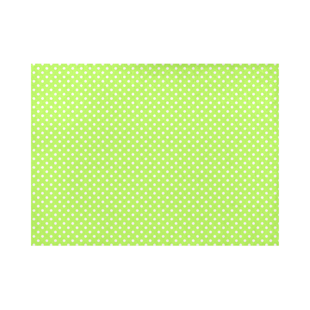 Mint green polka dots Placemat 14’’ x 19’’ (Set of 2)