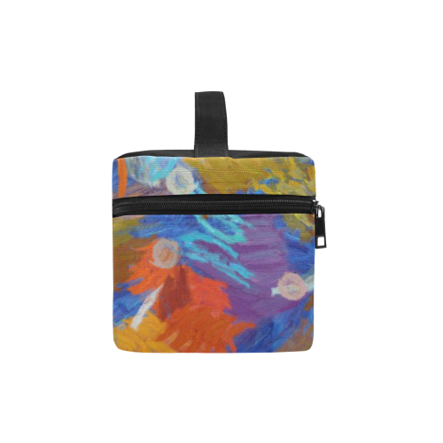 Colorful paint strokes Cosmetic Bag/Large (Model 1658)