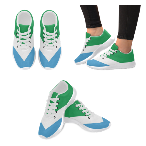 Vegan Flag Women's Running Shoes/Large Size (Model 020)