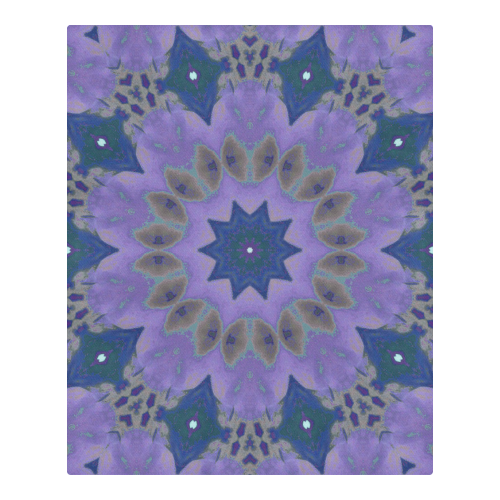 Purple Mandala Geometric version 1 3-Piece Bedding Set