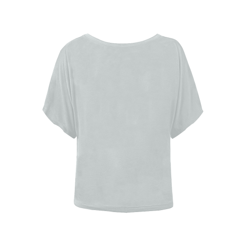 Hundred Dollar Bills - Money Sign Women's Batwing-Sleeved Blouse T shirt (Model T44)