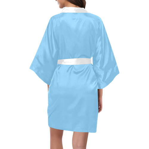 color light sky blue Kimono Robe