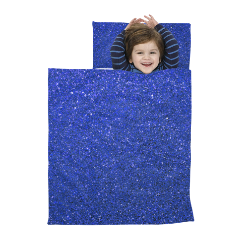 blue glitter Kids' Sleeping Bag
