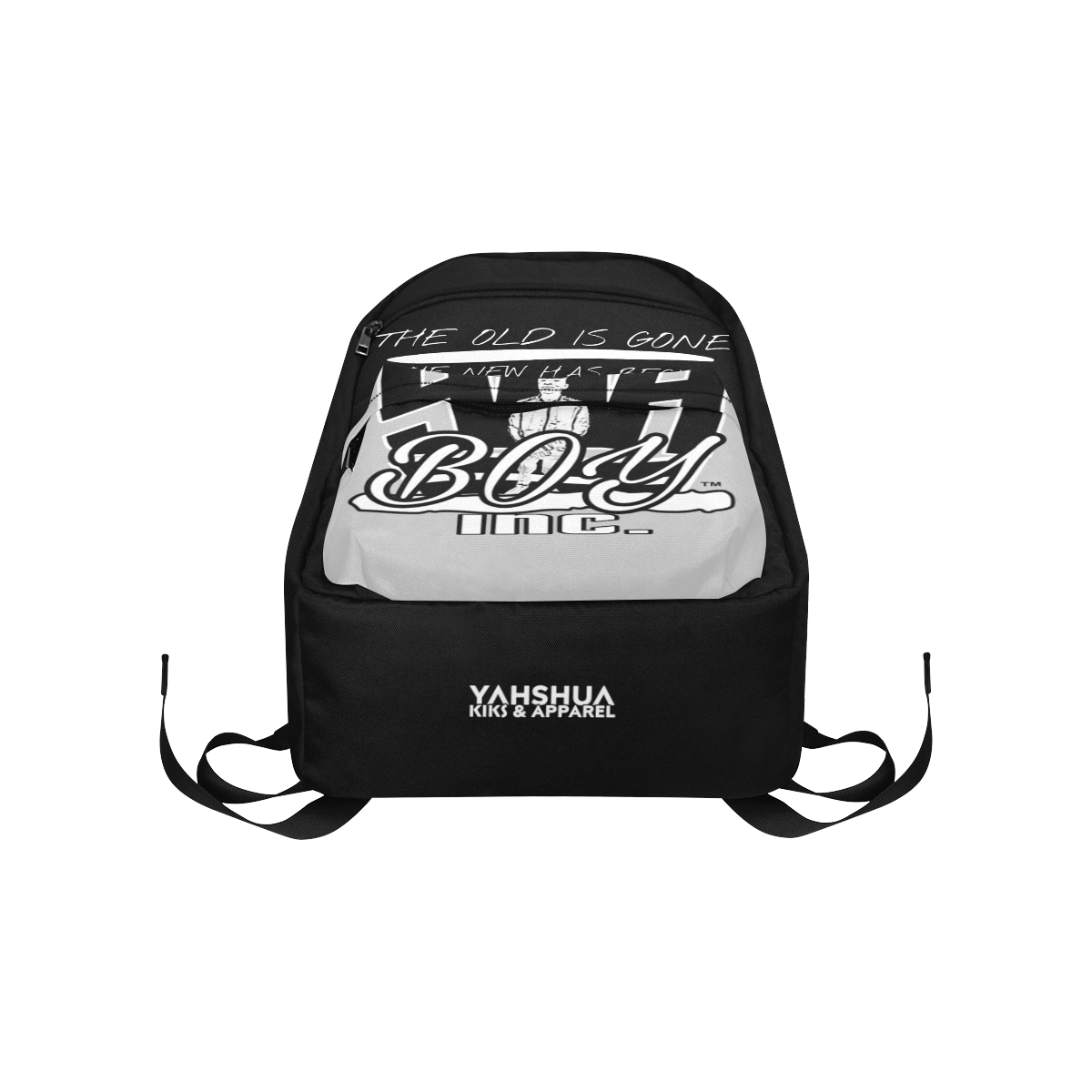 YahBoy Inc. Gray Large Capacity Travel Backpack (Model 1691)