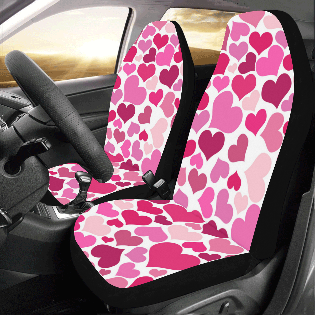 Heart_20170103_by_JAMColors Car Seat Covers (Set of 2)
