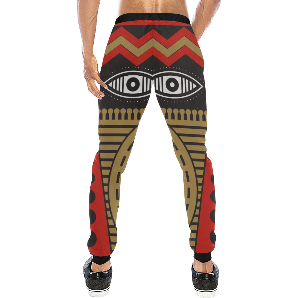 illuminati tribal Men's All Over Print Sweatpants (Model L11)