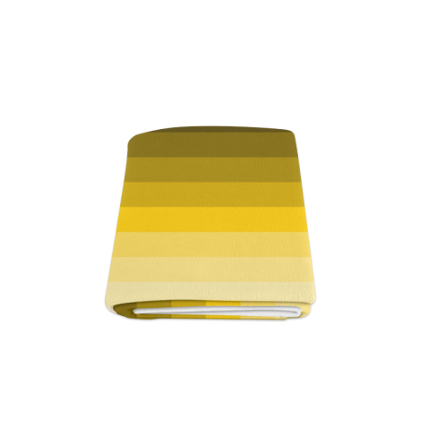 Green yellow stripes Blanket 50"x60"