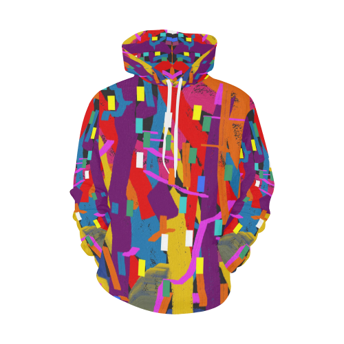 CONFETTI NIGHTS 2 All Over Print Hoodie for Women (USA Size) (Model H13)