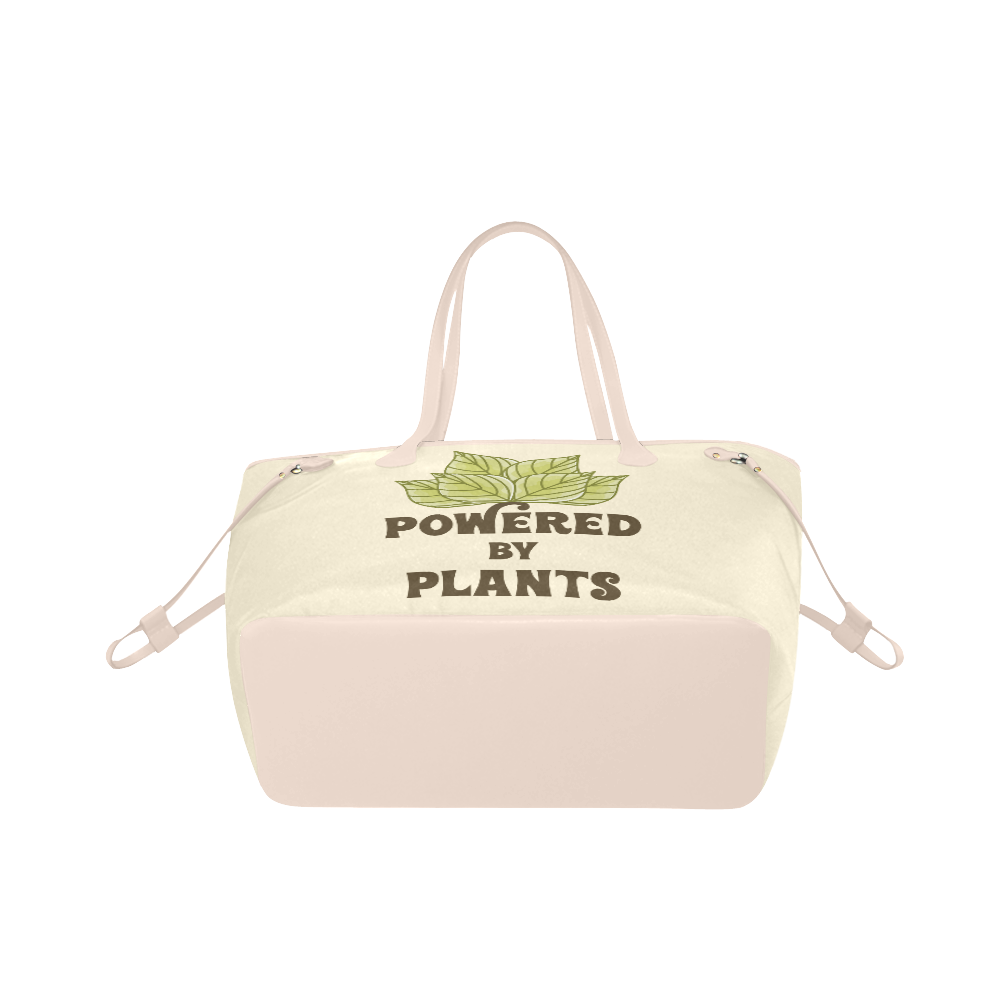 Powered by Plants (vegan) Clover Canvas Tote Bag (Model 1661)