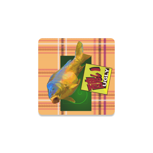 UGLY Fish Square Coaster