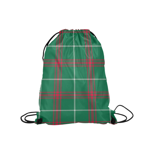 Welsh National Tartan Medium Drawstring Bag Model 1604 (Twin Sides) 13.8"(W) * 18.1"(H)