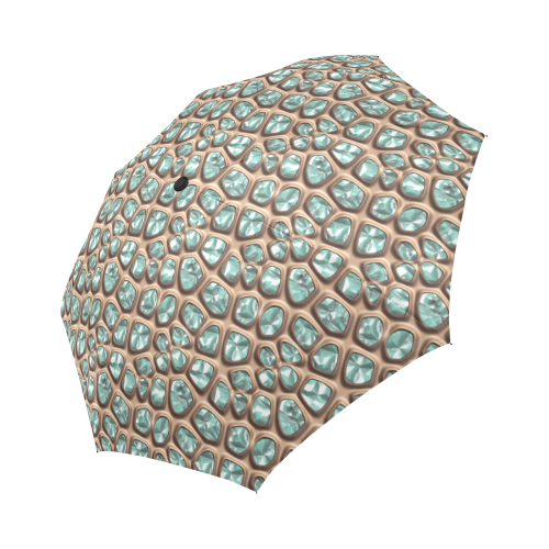 Green crystals Auto-Foldable Umbrella (Model U04)